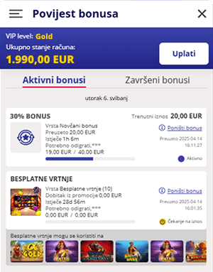 novi bonus sustav